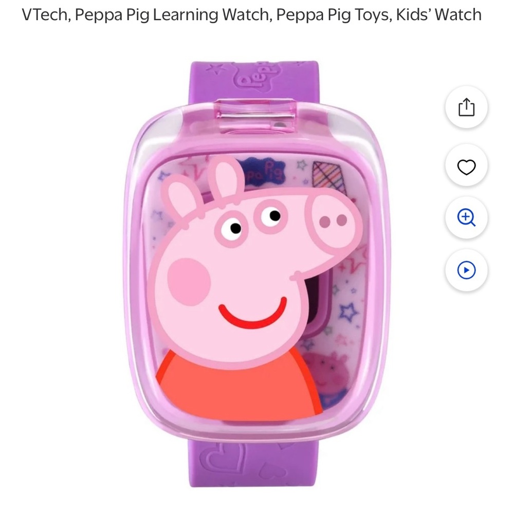 VTech Peppa Pig Learning Watch.